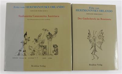 HERZMANOVSKY - ORLANDO, F. v. - Knihy a dekorativní tisky
