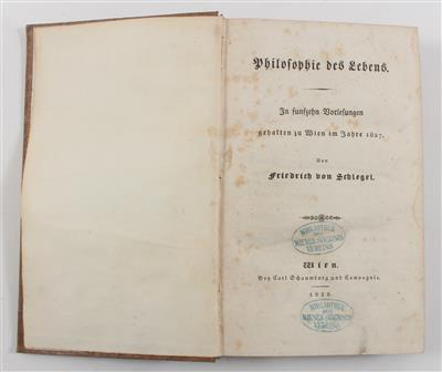 SCHLEGEL, F. v. - Books and Decorative Prints