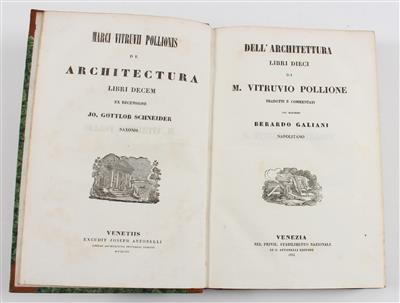 VITRUVIUS POLLIO, M. - Knihy a dekorativní tisky