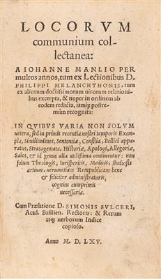 MANLIUS, J. - Books and Decorative Prints