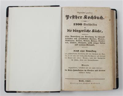 Allgemeines geprüftes PESTHER KOCHBUCH. - Libri e grafica decorativa