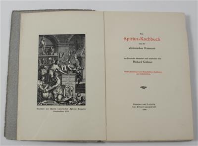 APICIUS, C. - Knihy a dekorativní tisky