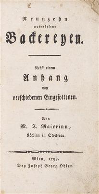 MAIERINN, M. T. - Knihy a dekorativní tisky