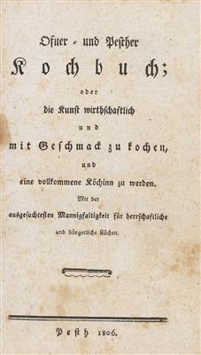 OFNER- und PESTHER KOCHBUCH; - Knihy a dekorativní tisky