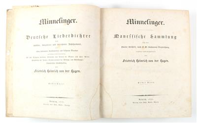 HAGEN, F. H. v. d. - Books and Decorative Prints