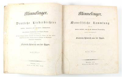 HAGEN, F. H. v. d. - Bücher und dekorative Grafik