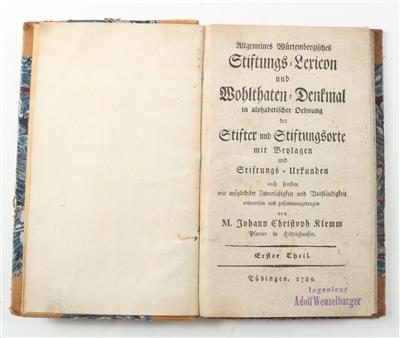 KLEMM, J. C. - Bücher und dekorative Grafik