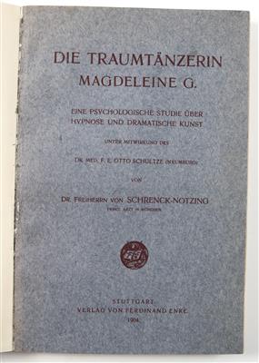 SCHRENCK - NOTZING, (A.) v. - Books and Decorative Prints