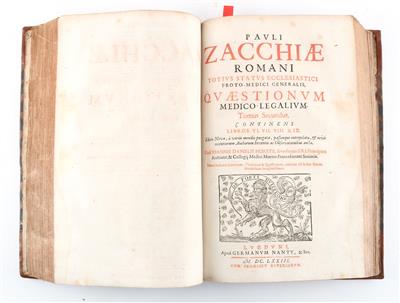 ZACCHIA, P. - Knihy a dekorativní tisky
