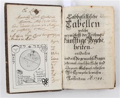 CABBALISTISCHE TABELLEN - Books and Decorative Prints