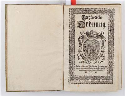 FERDINAND II. - BERGKWERCKS - ORDNUNG. - Libri e grafica decorativa