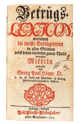 HÖNN, G. P. - Books and Decorative Prints