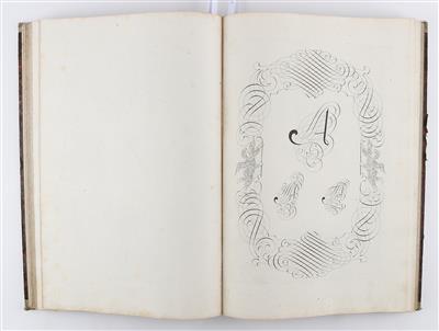 SCHREIBMEISTERBUCH. - (SCHWANDNER, J. G. - Books and Decorative Prints