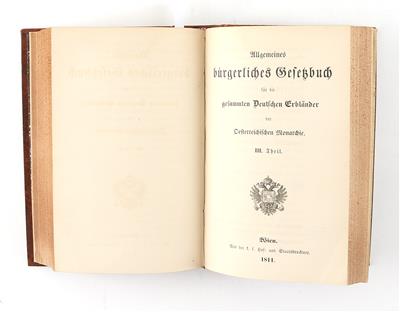 ALLGEMEINES BÜRGERLICHES GESETZBUCH - Books and Decorative Prints