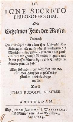 GLAUBER, J. R. - Bücher und dekorative Grafik