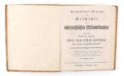 (WITTENBURG, F. W. v.). - Books and Decorative Prints