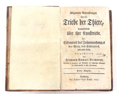 REIMARUS, H. S. - Bücher und dekorative Graphik