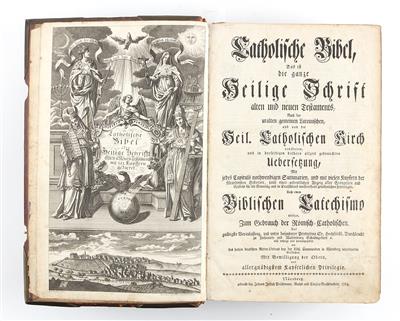 BIBLIA GERMANICA. - CATHOLISCHE BIBEL - Libri e grafica decorativa