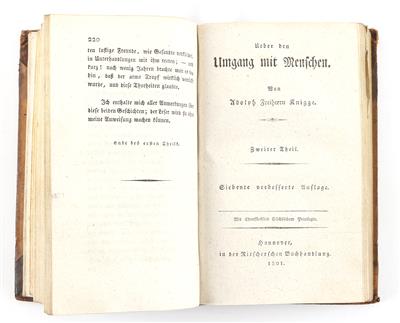 KNIGGE, A. (v.). - Bücher und dekorative Graphik