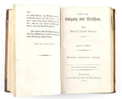 KNIGGE, A. (v.). - Knihy a dekorativní tisky