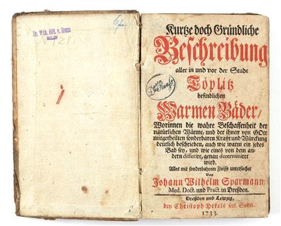 SPARMANN, J. W. - Bücher und dekorative Graphik