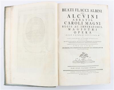 ALKUIN (ALBINUS FLACCUS). - Books and decorative graphics