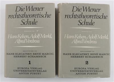 Die WIENER RECHTSTHEORETISCHE SCHULE. - Books and decorative graphics