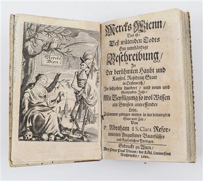 ABRAHAM a SANCTA CLARA. - Books and decorative graphics