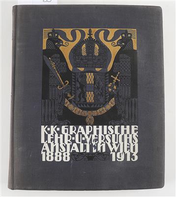 K. k.GRAPHISCHE LEHR u(nd) VERSUCHSANSTALT - Knihy a dekorativní tisky