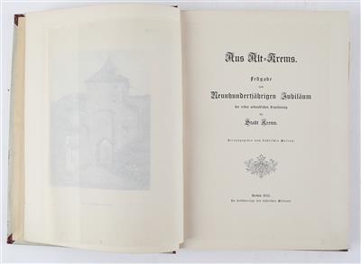 KREMS. - Aus ALT-KREMS. - Books and decorative graphics