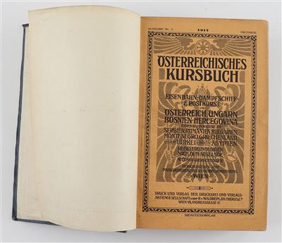 ÖSTERREICHISCHES KURSBUCH. - Knihy a dekorativní tisky