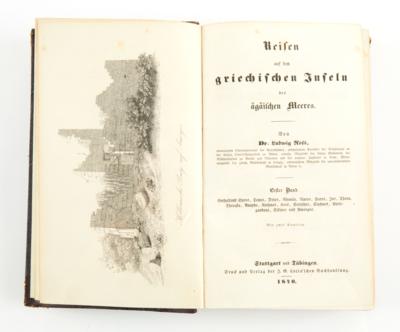 ÄGÄIS-SCHRIFTEN VON LUDWIG ROSS. - Books and decorative graphics