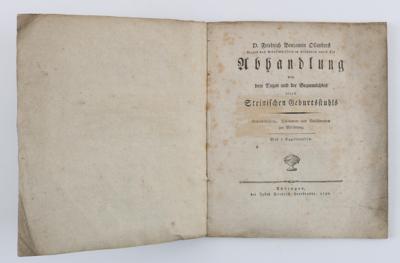 OSIANDER, F. B. - Books and decorative graphics