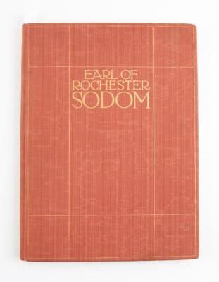 EARL OF ROCHESTER: SODOM - Libri e grafica decorativa