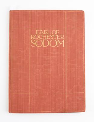 EARL OF ROCHESTER: SODOM - Books and decorative graphics