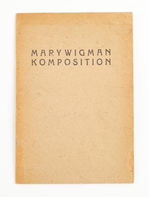MARY WIGMAN: KOMPOSITION - Libri e grafica decorativa