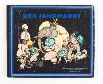 NÜRNBERGER BILDERBUCH: DER JAHRMARKT. - Books and decorative graphics