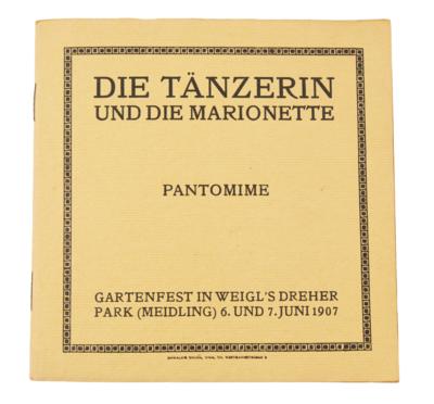DIE TÄNZERIN UND DIE MARIONETTE. - Books and decorative graphics