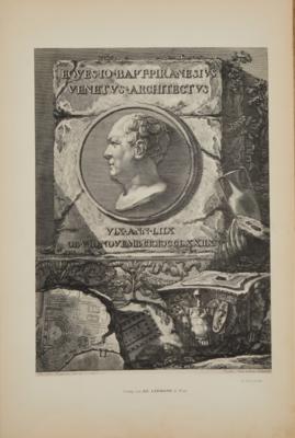 PIRANESI: AUSGEWÄHLTE WERKE. - Bücher und dekorative Graphik