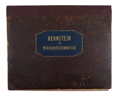 SCHLOSS HERNSTEIN IN NIEDERÖSTERREICH. - Libri e grafica decorativa