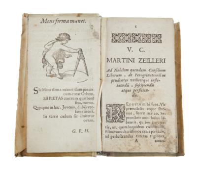 ZEILLER, MARTIN: ITINERARIUM GERMANIAE  &  REGNORUM VICINORUM. - Books and decorative graphics
