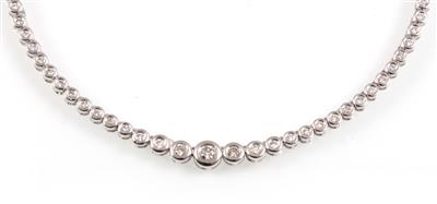 Brillantcollier zus. ca.2,60 ct - Jewellery