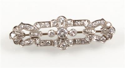 Diamantbrosche zus. ca. 1,30 ct - Jewellery