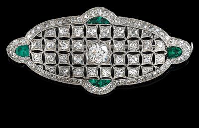 Diamantbrosche zus. ca. 2,00 ct - Schmuck "Walzertraum"