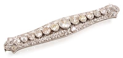 Diamantbrosche zus. ca. 5,35 ct - Jewellery
