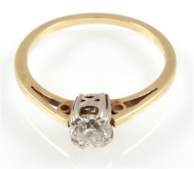 Altschliffsolitärring ca. 0,65 ct - Schmuck