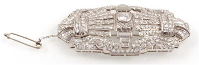 Diamantbrosche zus. ca. 5,75 ct - Jewellery