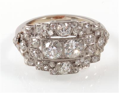 Diamantdamenring zus. ca. 1,60 ct - Jewellery