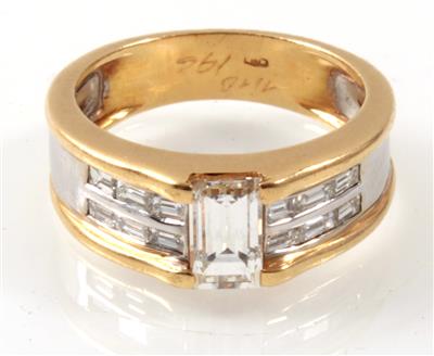 Diamantring zus. 2,06 ct - Gioielli