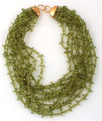 Peridotcollier - Schmuck